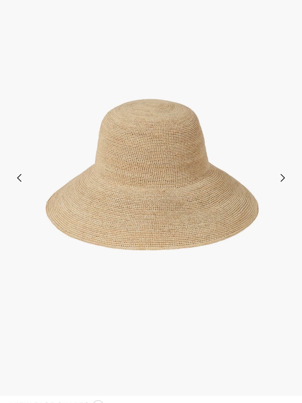 Women’s Wide Brim Straw Sun Hat - Natural